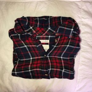 Blue and red flannel from American Eagle